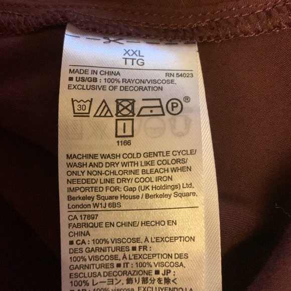 Gap Embroidered Plum Tank Blouse - Picture 6 of 7